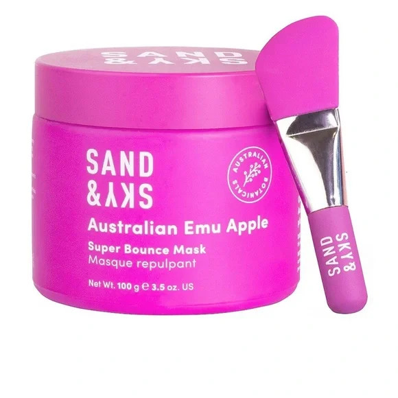 💗SAND & SKY Australian Emu Mask & GENERATION SKIN Brightening Plum Eye Patch